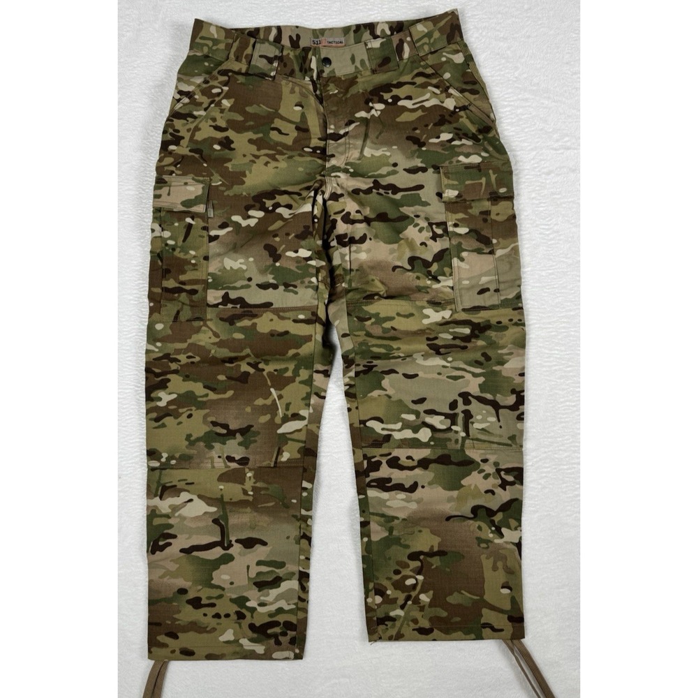 5.11 Tactical Series Multicam TDU Pants Men's Size XL Sliding Waist Style 74350